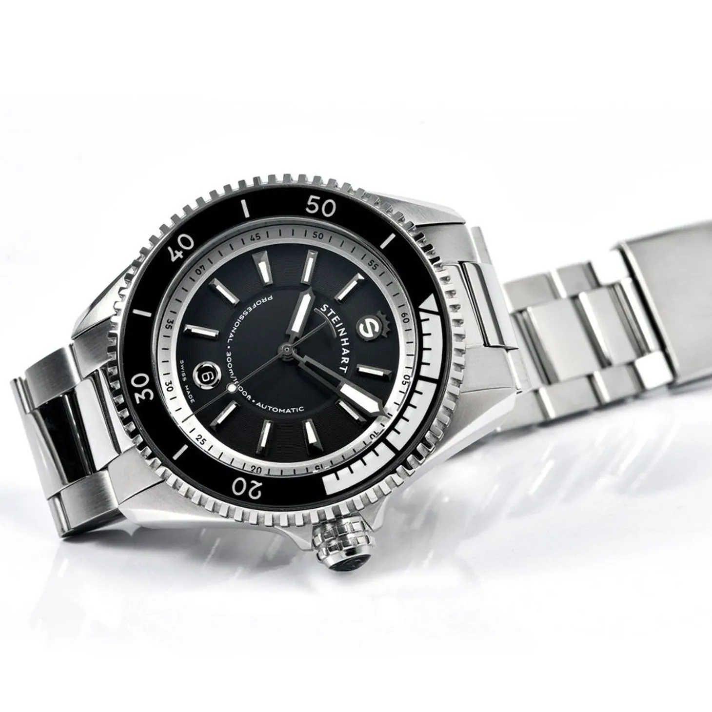 Steinhart Watches Ocean 2 Premium Black Diver Watch