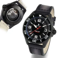 Steinhart Watches Ocean 2 Premium Carbon Black Diver Watch