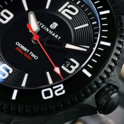 Steinhart Watches Ocean 2 Premium Carbon Black Diver Watch
