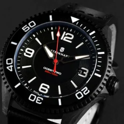 Steinhart Watches Ocean 2 Premium Carbon Black Diver Watch