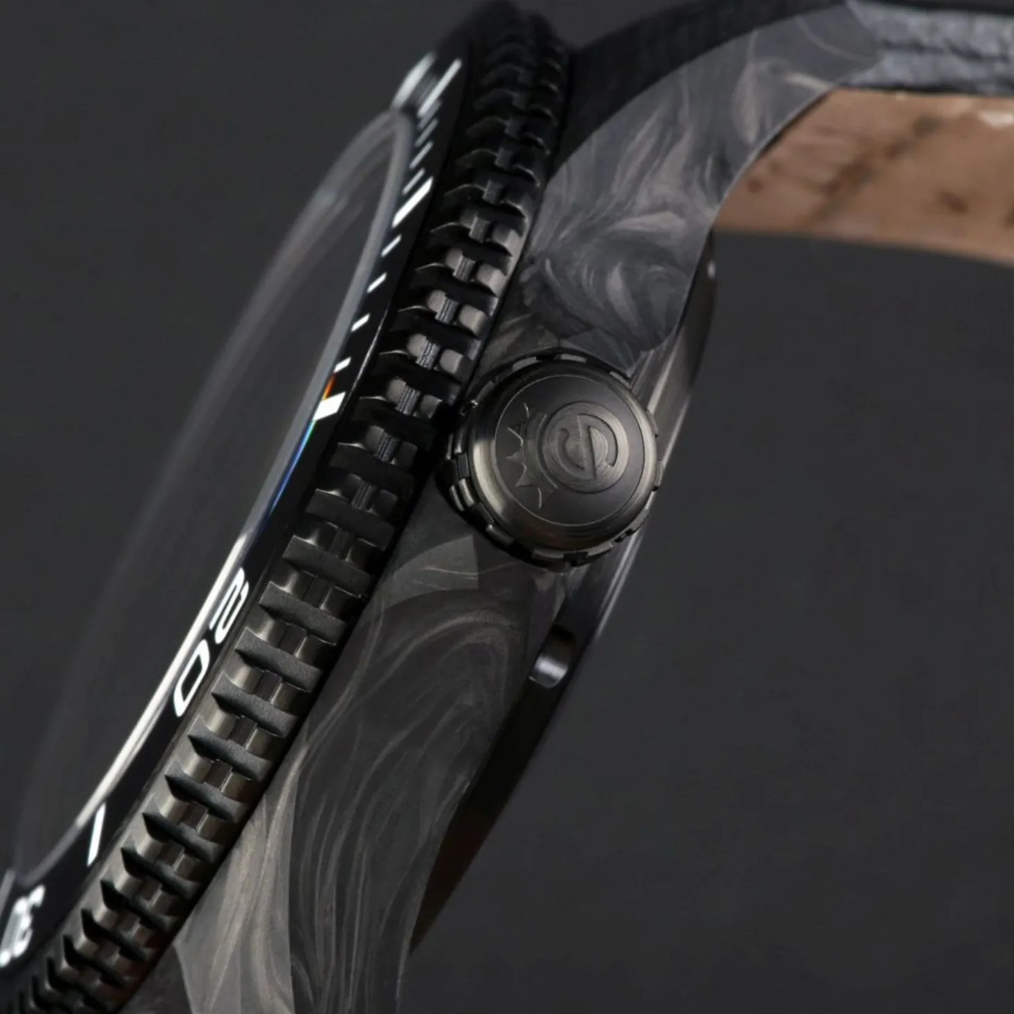 Steinhart Watches Ocean 2 Premium Carbon Black Diver Watch