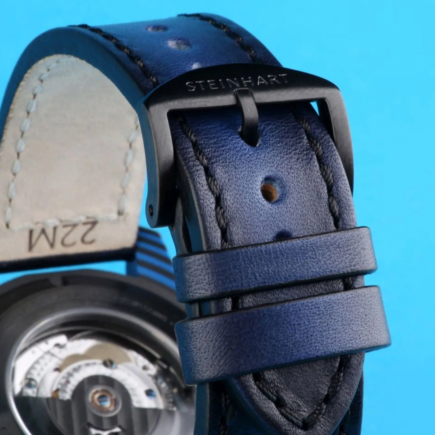 Steinhart Watches Ocean 2 Premium Carbon Blue Diver Watch