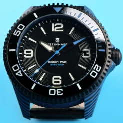 Steinhart Watches Ocean 2 Premium Carbon Blue Diver Watch