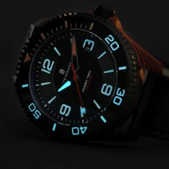 Steinhart Watches Ocean 2 Premium Carbon Red Diver Watch