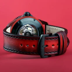 Steinhart Watches Ocean 2 Premium Carbon Red Diver Watch