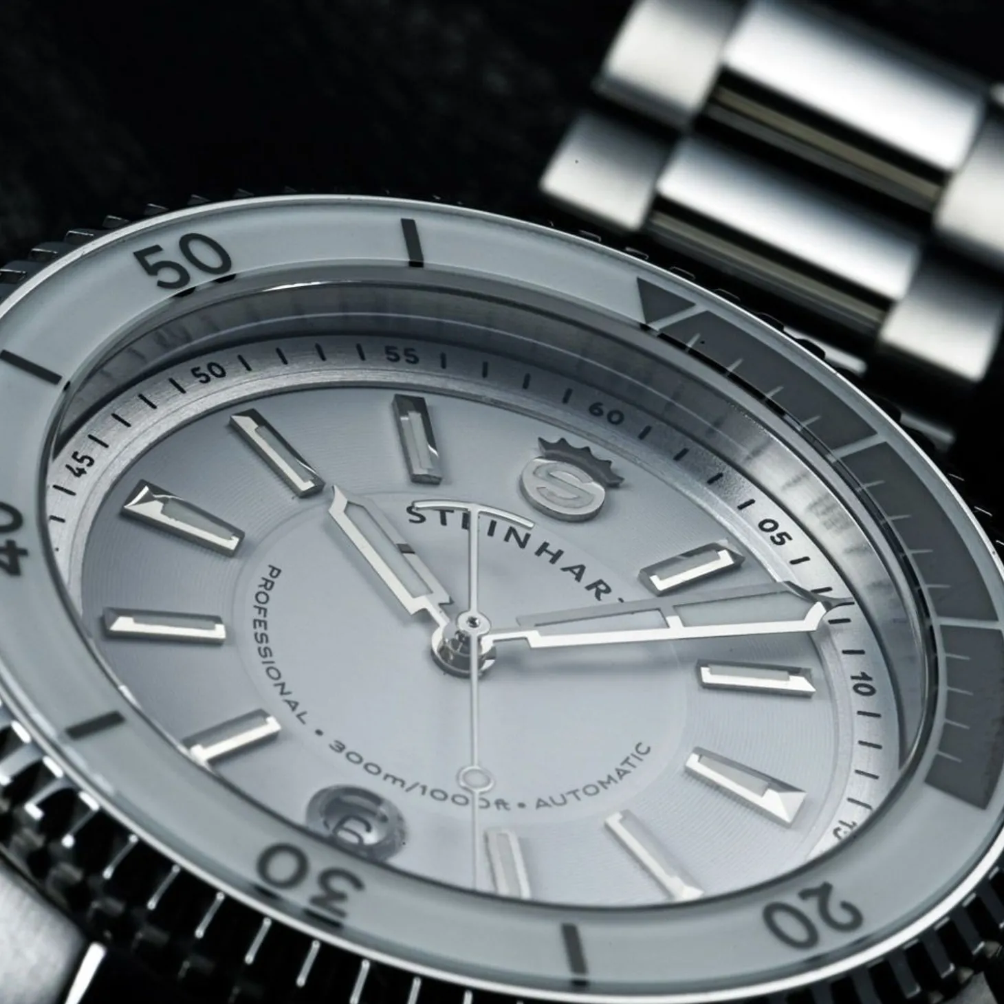 Steinhart Watches Ocean 2 Premium White Diver Watch