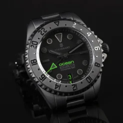 Steinhart Watches Ocean 39 Titanium Gmt Phantom Green