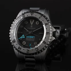 Steinhart Watches Ocean 39 Titanium Gmt Phantom Blue
