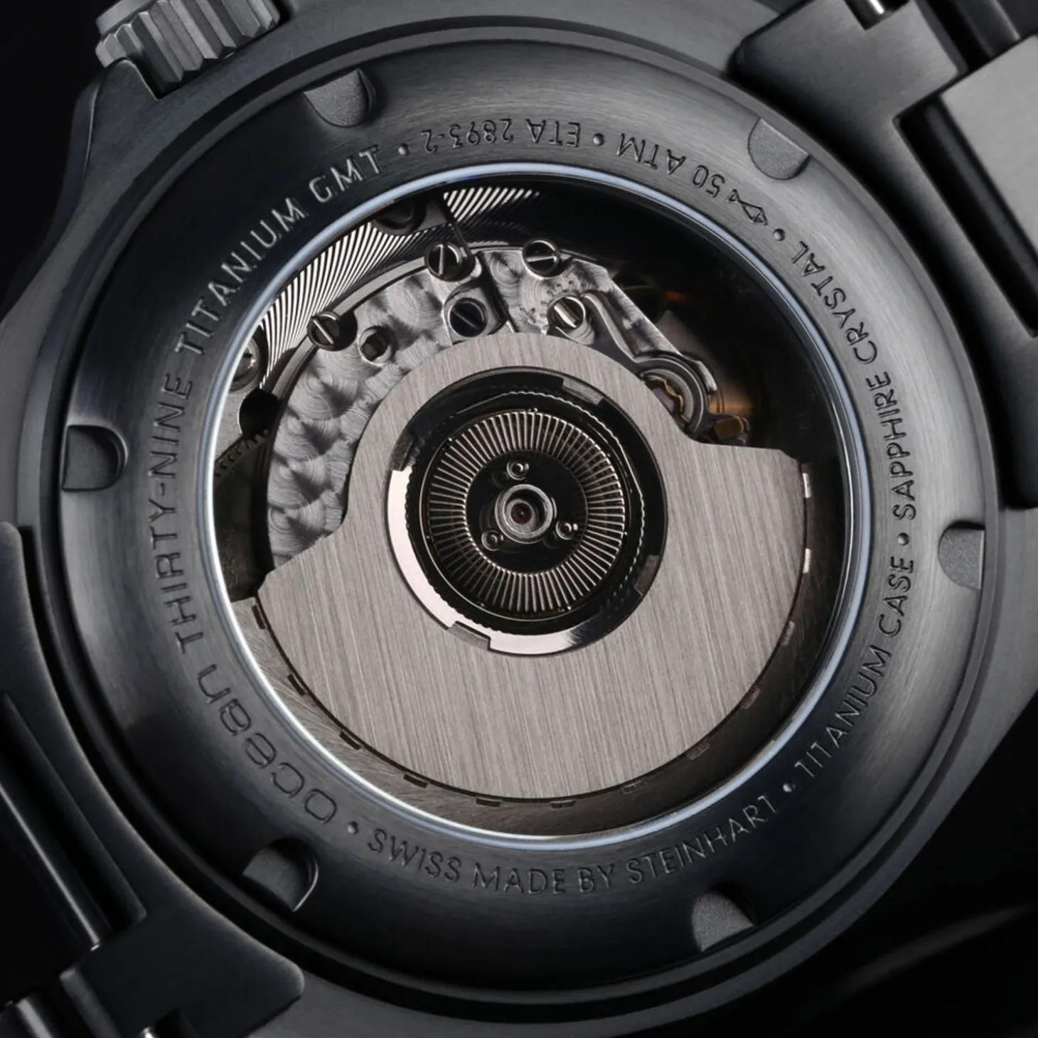 Steinhart Watches Ocean 39 Titanium Gmt Phantom Blue
