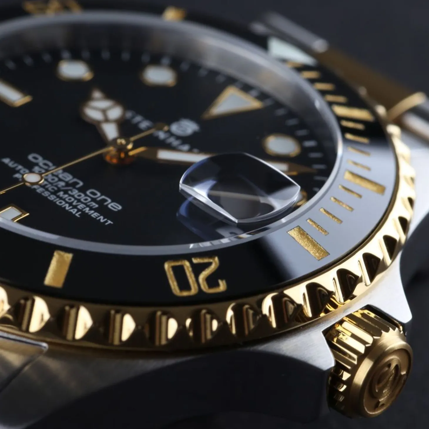 Steinhart Watches Ocean 39 Two-Tone Diver Watch