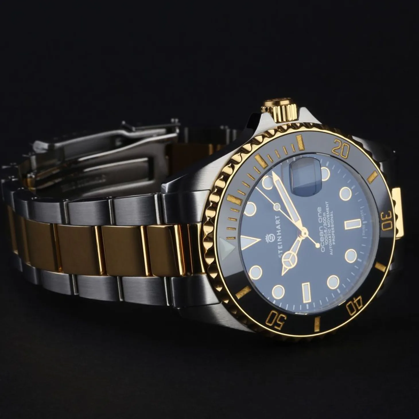 Steinhart Watches Ocean 39 Two-Tone Diver Watch