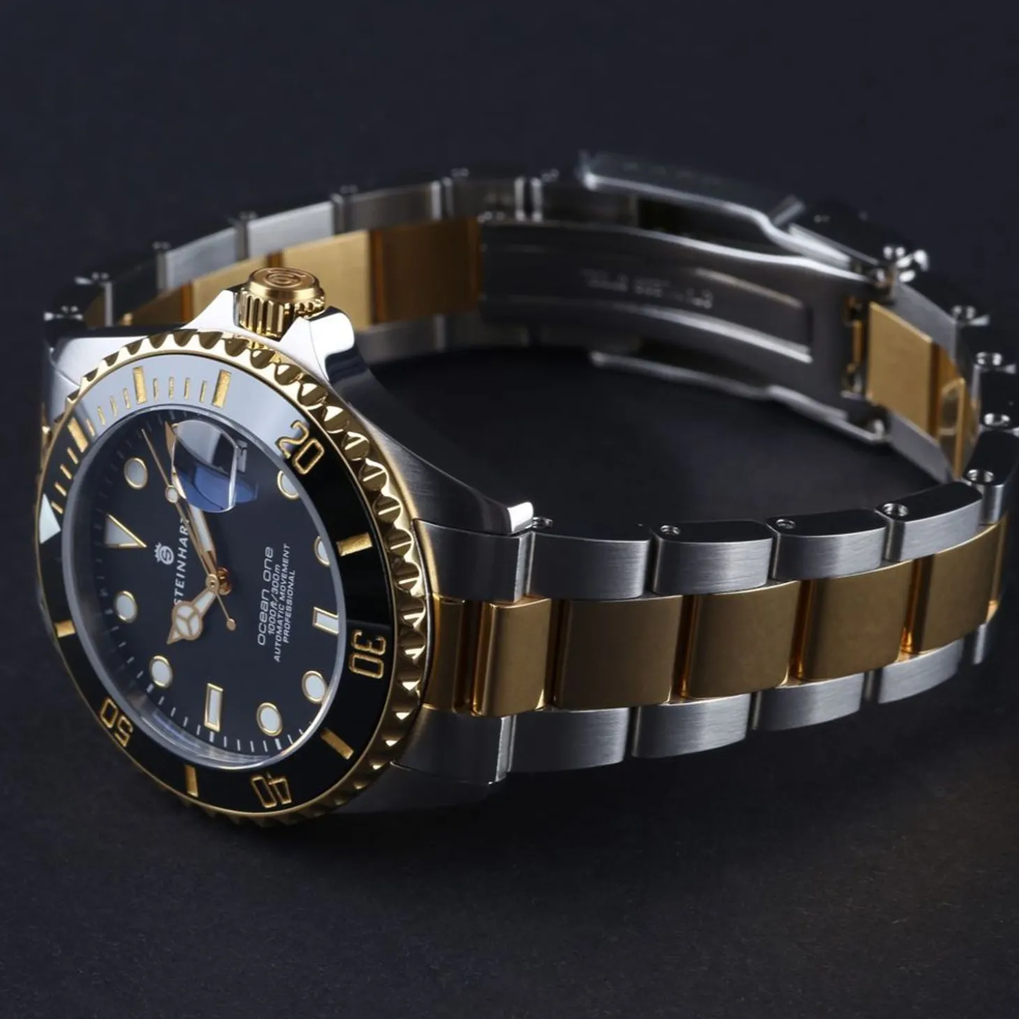 Steinhart Watches Ocean 39 Two-Tone Diver Watch