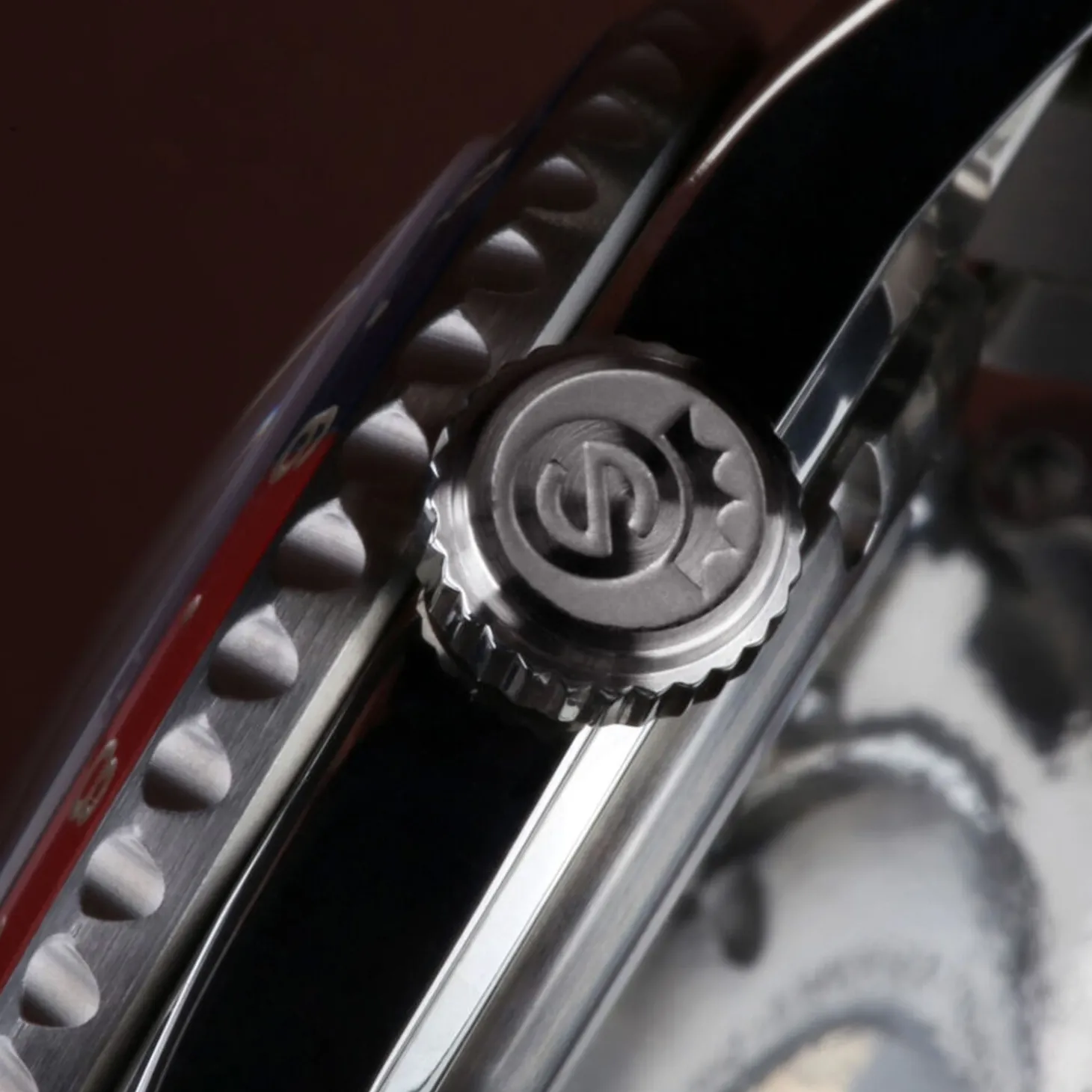 Steinhart Watches Ocean 39 Vintage Gmt Premium Red Ceramic Diver Watch