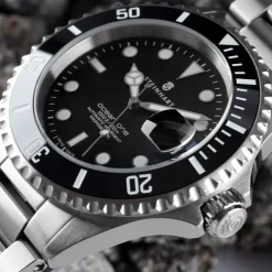 Steinhart Watches Ocean One Black Ceramic Diver Watch
