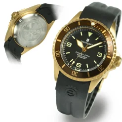 Steinhart Watches Ocean One Bronze Dark-Brown Diver Watch