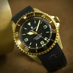 Steinhart Watches Ocean One Bronze Dark-Brown Diver Watch