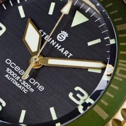 Steinhart Watches Ocean One Bronze Green Diver Watch