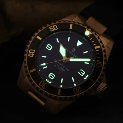Steinhart Watches Ocean One Bronze Green Diver Watch