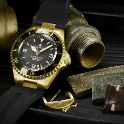 Steinhart Watches Ocean One Bronze Green Diver Watch