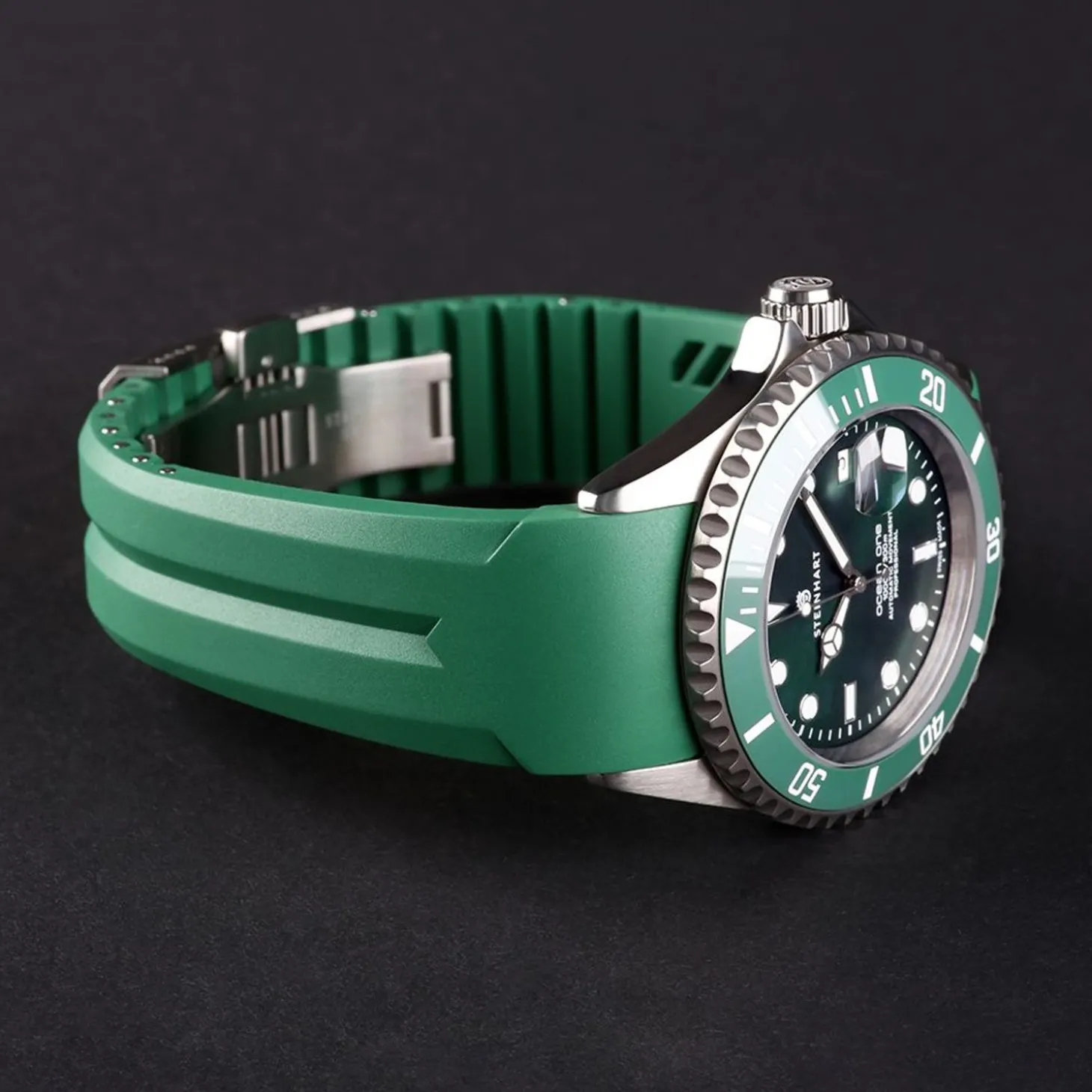 Steinhart Watches Ocean One Double-Green Ceramic Premium Diver Watch