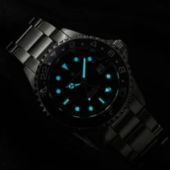 Steinhart Watches Ocean One Gmt Black Diver Watch