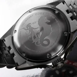 Steinhart Watches Ocean One Gmt Black-Red. 2 Ceramic Diver Watch