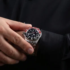 Steinhart Watches Ocean One Gmt Black-Red. 2 Ceramic Diver Watch