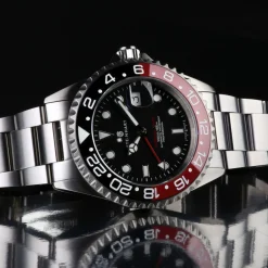 Steinhart Watches Ocean One Gmt Black-Red Ceramic Diver Watch