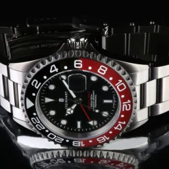 Steinhart Watches Ocean One Gmt Black-Red Ceramic Diver Watch