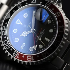 Steinhart Watches Ocean One Gmt Black-Red Diver Watch