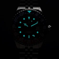 Steinhart Watches Ocean One Gmt Blue-Red. 2 Ceramic Diver Watch
