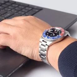 Steinhart Watches Ocean One Gmt Blue-Red Ceramic Diver Watch