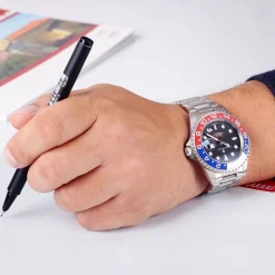 Steinhart Watches Ocean One Gmt Blue-Red Ceramic Diver Watch