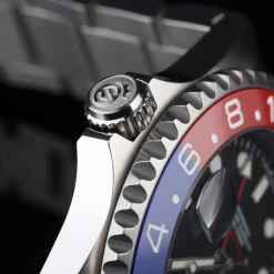 Steinhart Watches Ocean One Gmt Blue-Red Ceramic Diver Watch