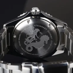 Steinhart Watches Ocean One Gmt Blue-Red Ceramic Diver Watch
