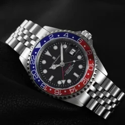 Steinhart Watches Ocean One Gmt Blue-Red.2 Diver Watch