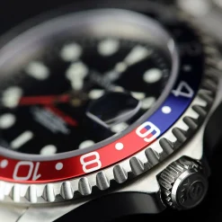 Steinhart Watches Ocean One Gmt Blue-Red Diver Watch