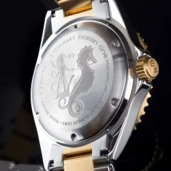 Steinhart Watches Ocean One Gmt Two- Tone Chocolate Diver Watch
