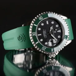 Steinhart Watches Ocean One Green Ceramic Diver Watch