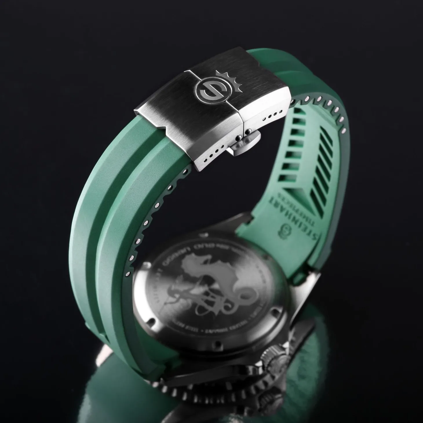 Steinhart Watches Ocean One Green Ceramic Diver Watch
