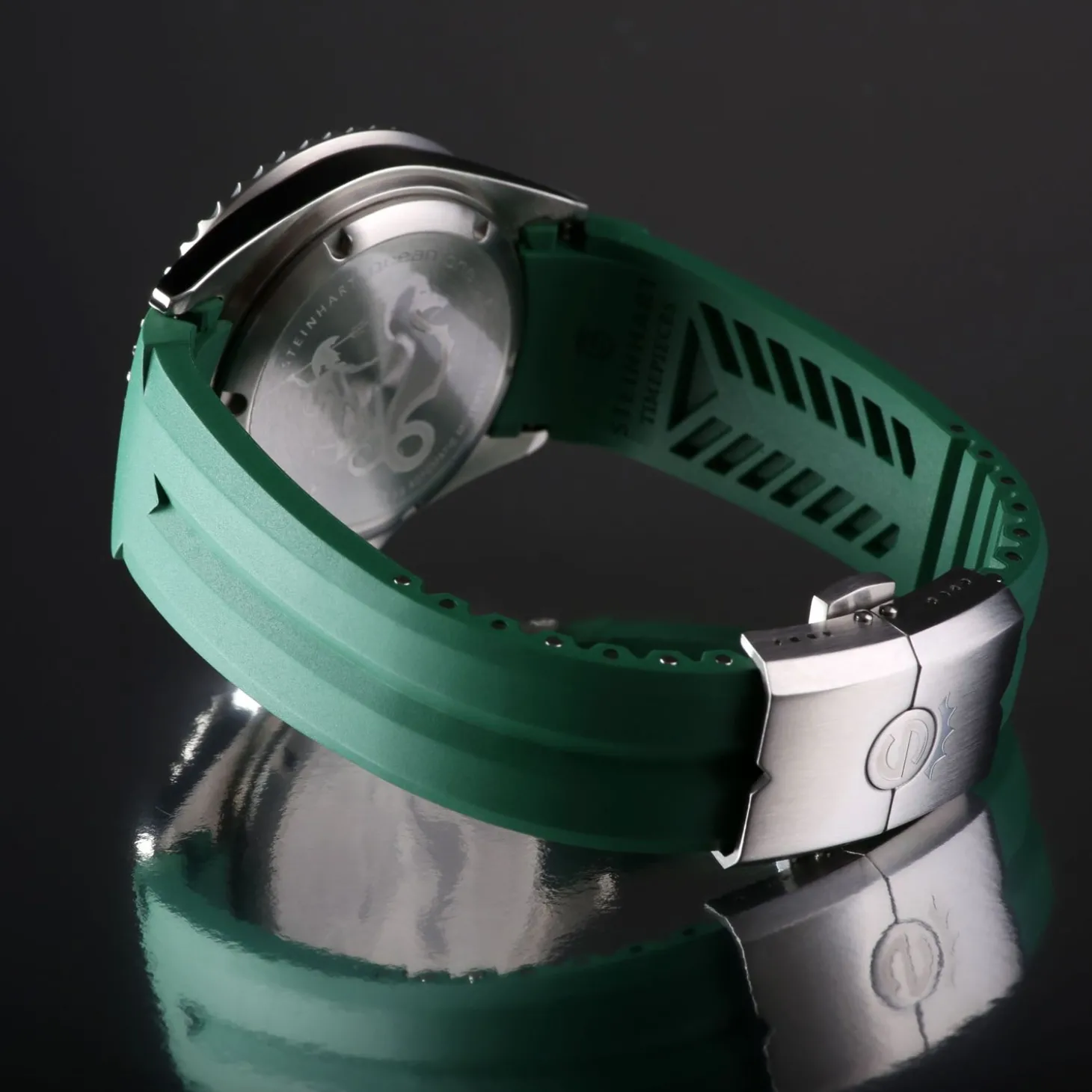 Steinhart Watches Ocean One Green Ceramic Diver Watch