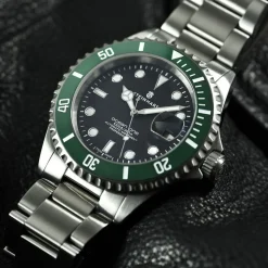 Steinhart Watches Ocean One Green Ceramic Diver Watch