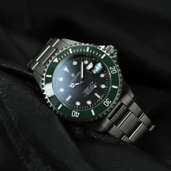 Steinhart Watches Ocean One Green Ceramic Diver Watch