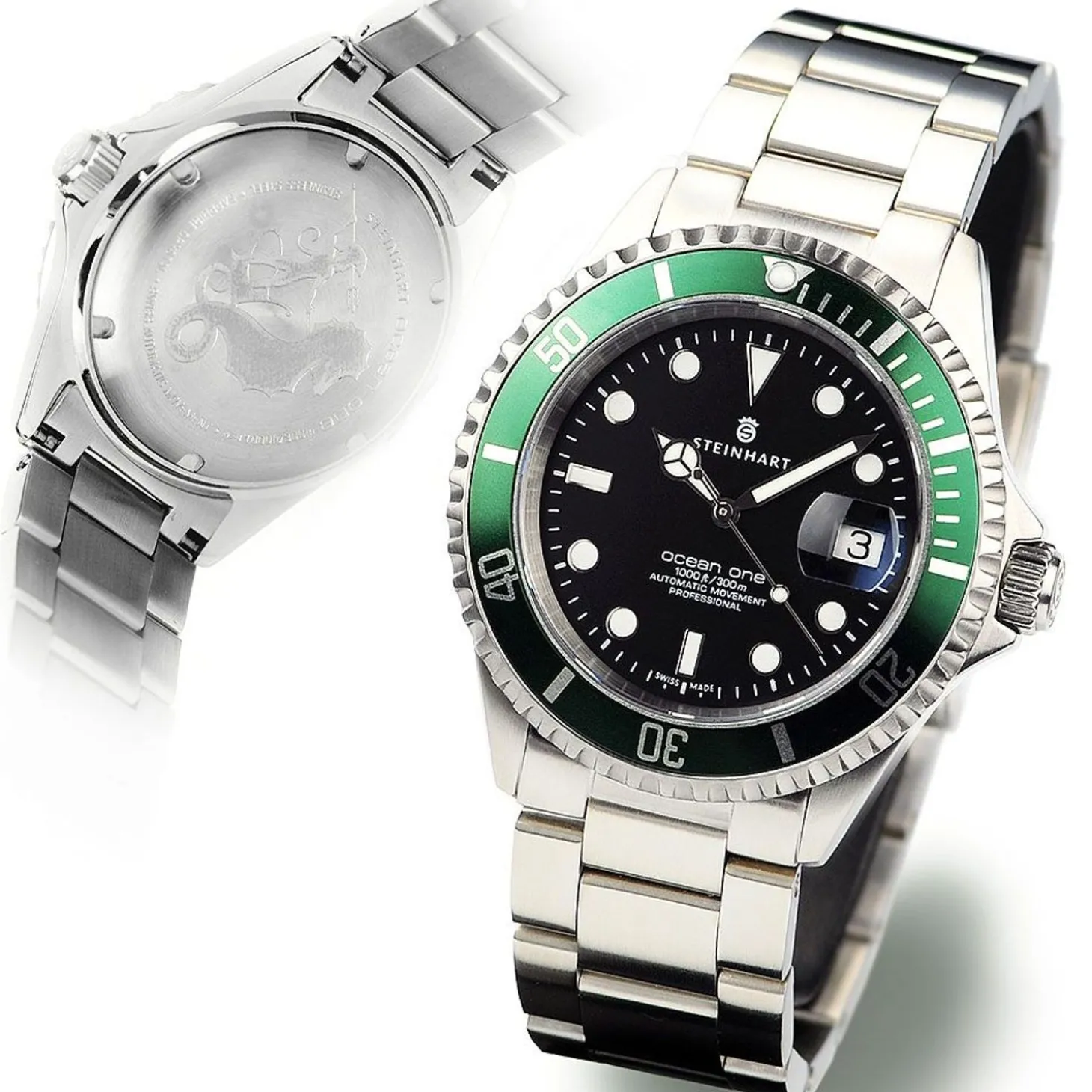 Steinhart Watches Ocean One Green Diver Watch