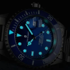 Steinhart Watches Ocean One Premium Blue Ceramic Diver Watch