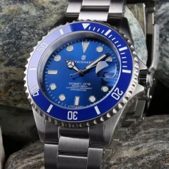 Steinhart Watches Ocean One Premium Blue Ceramic Diver Watch