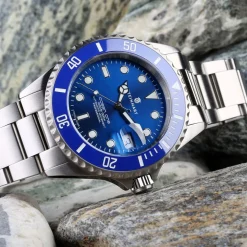 Steinhart Watches Ocean One Premium Blue Ceramic Diver Watch