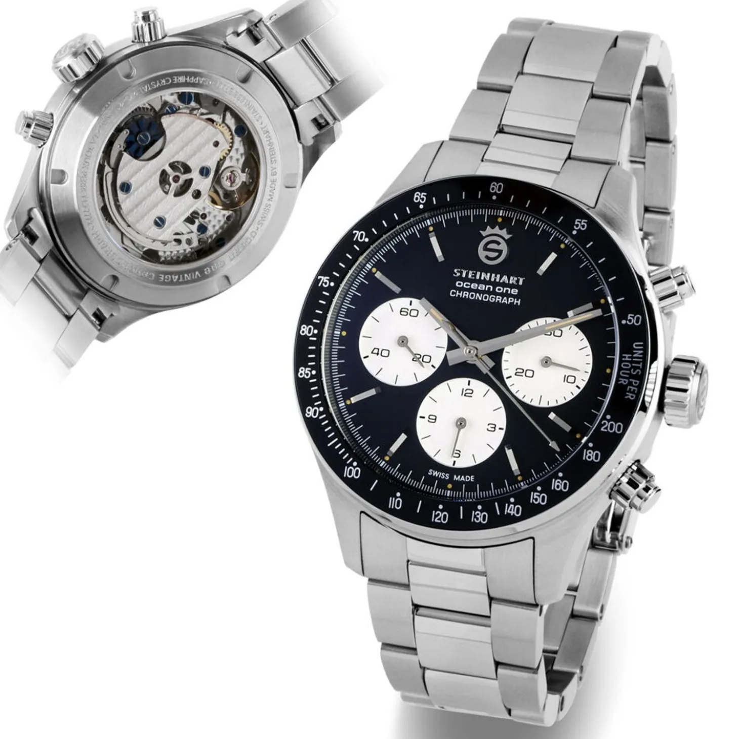 Steinhart Watches Ocean One Vintage Chronograph Ii Black