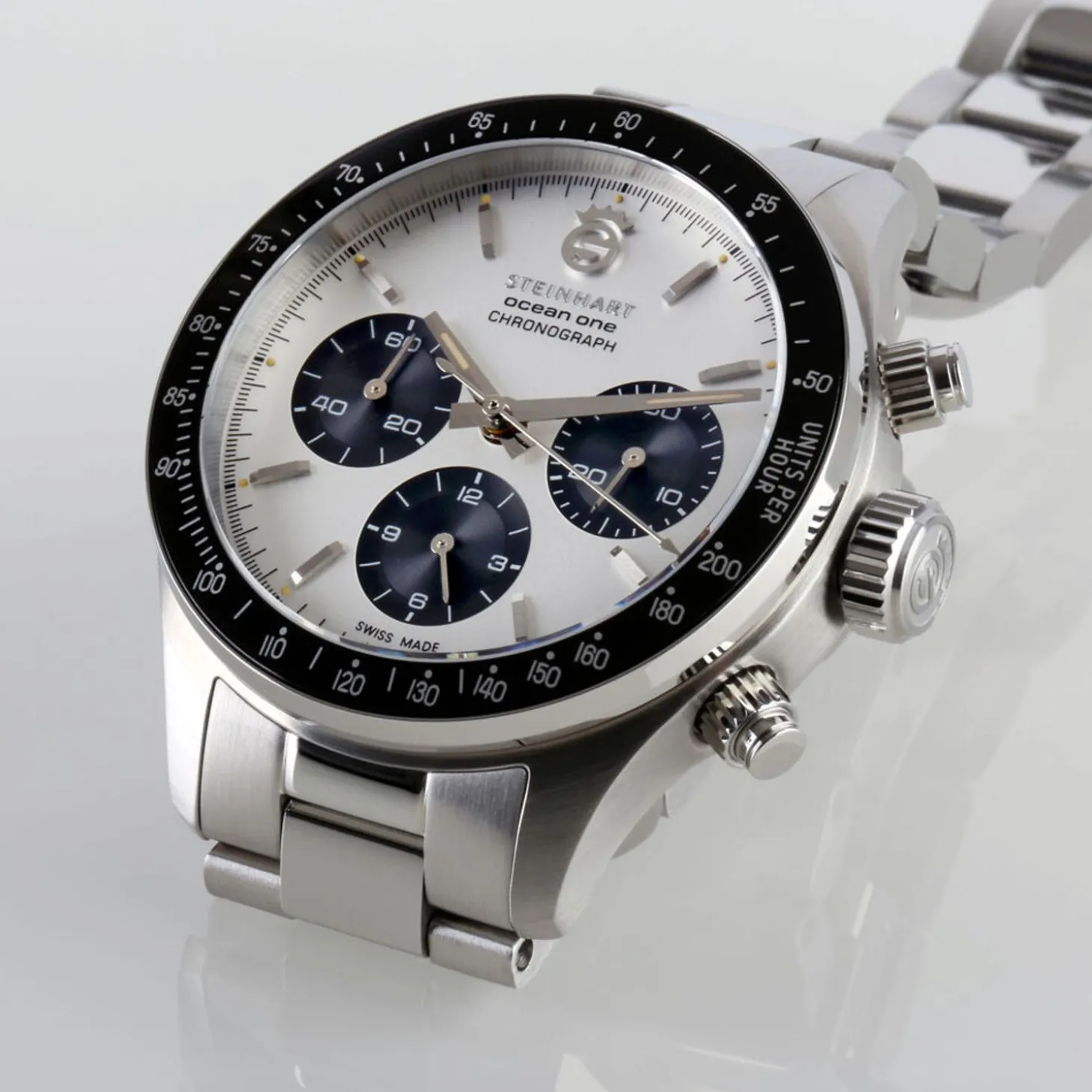 Steinhart Watches Ocean One Vintage Chronograph Ii Silver