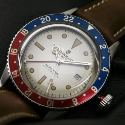 Steinhart Watches Ocean One Vintage Dual Time Premium Diver Watch